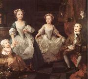 William Hogarth The Graham Childen oil